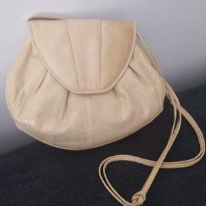 Neiman Marcus Vintage Cream crossbody purse
